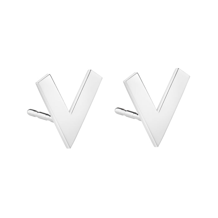 fine 14t gold handmande white studs