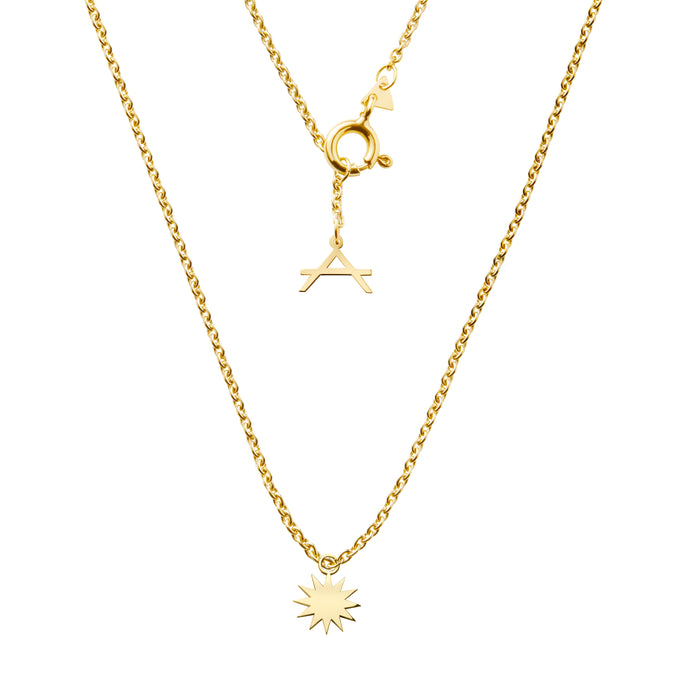 NEW!!! 14CT YELLOW GOLD NECKLACE CRONULLA.X - Delicate Jewellery Australia