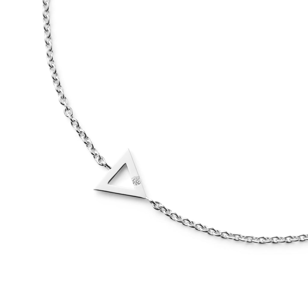 18 CARAT WHITE GOLD BRACELET AVALON - Delicate Jewellery Australia
